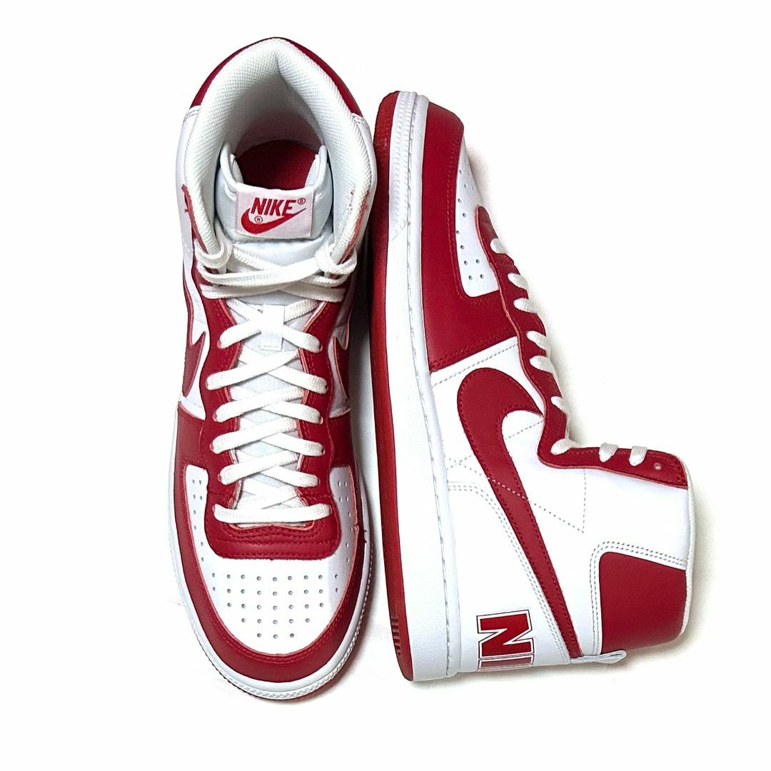 NIKE - 新品 28cm ナイキ ターミネーターハイ ホワイト レッド NIKE - 新品 28cm ナイキ ターミネーターハイ ホワイト レッド