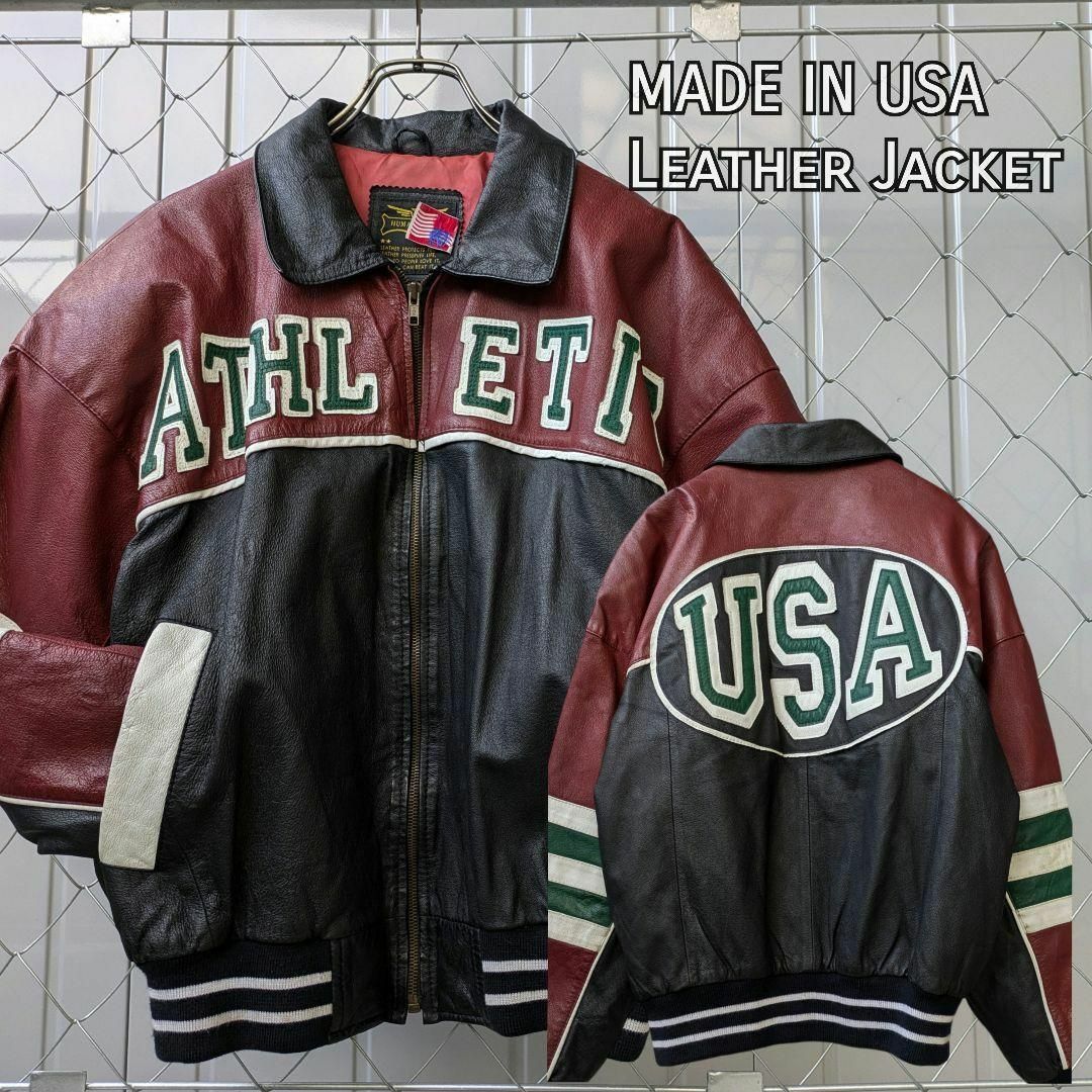 VINTAGE - 90s ビンテージ USA製 オールレザージャケット VINTAGE - 90s ビンテージ USA製 オールレザージャケット