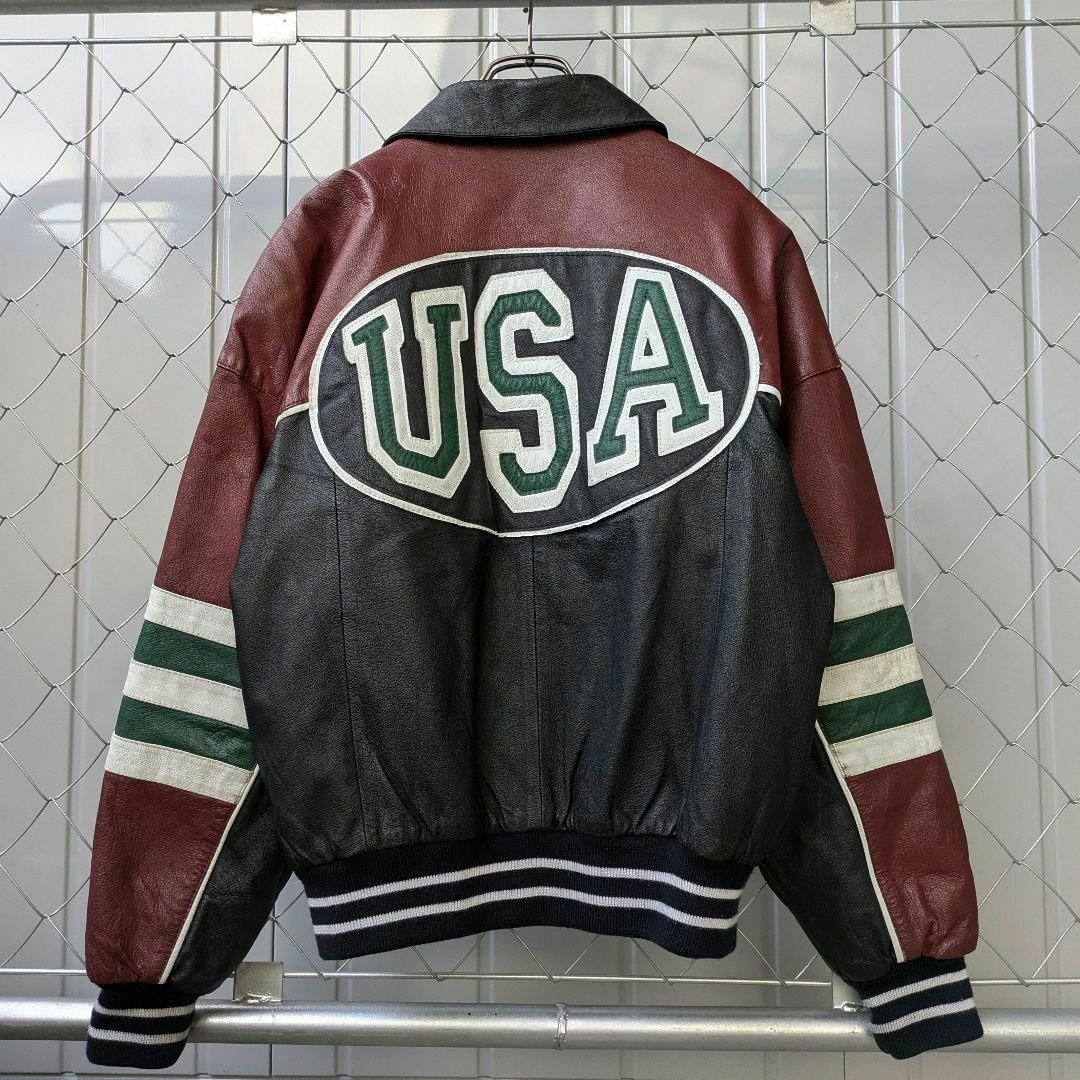 VINTAGE - 90s ビンテージ USA製 オールレザージャケット VINTAGE - 90s ビンテージ USA製 オールレザージャケット