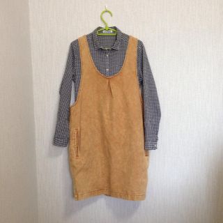 ダブルクローゼット(w closet)のw closet ジャンスカ(ひざ丈ワンピース)