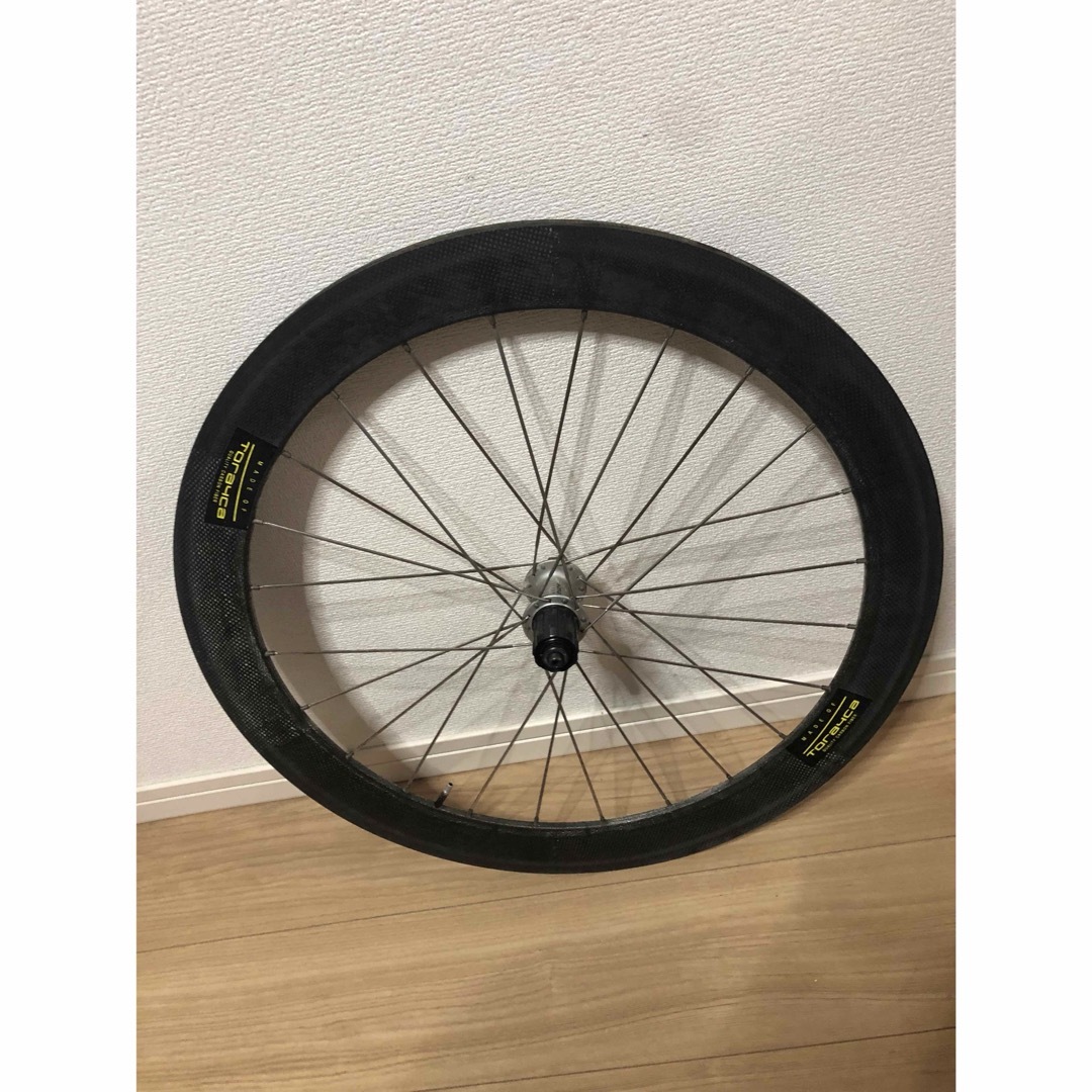 トレカ TORAYCAロードバイク カーボンホイール 650c 10sの通販 トレカ TORAYCAロードバイク カーボンホイール 650c 10sの通販