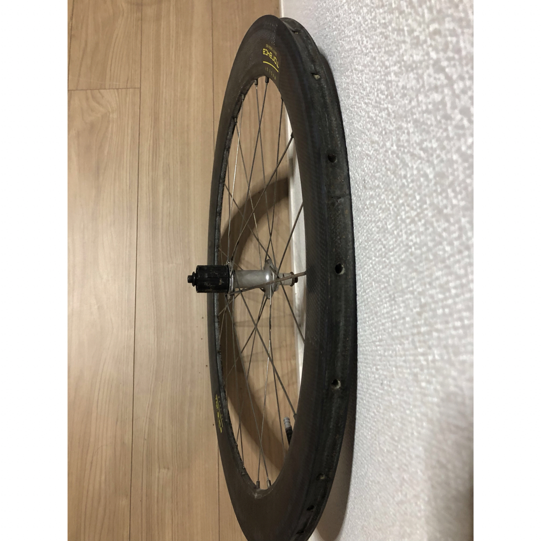 トレカ TORAYCAロードバイク カーボンホイール 650c 10sの通販 トレカ TORAYCAロードバイク カーボンホイール 650c 10sの通販