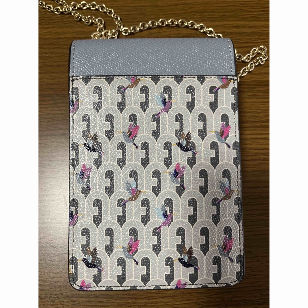 FURLA - FURLA フルラ 鳥柄 スマホショルダー チェーン FURLA - FURLA フルラ 鳥柄 スマホショルダー チェーン