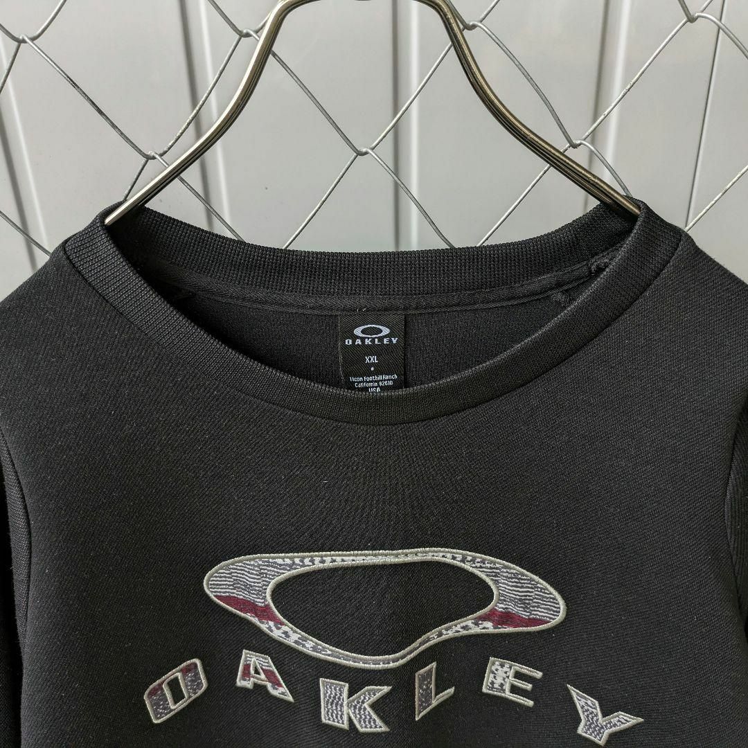 Oakley - USA OAKLEY オークリー デカロゴ スウェット 刺繍 Y2K Oakley - USA OAKLEY オークリー デカロゴ スウェット 刺繍 Y2K