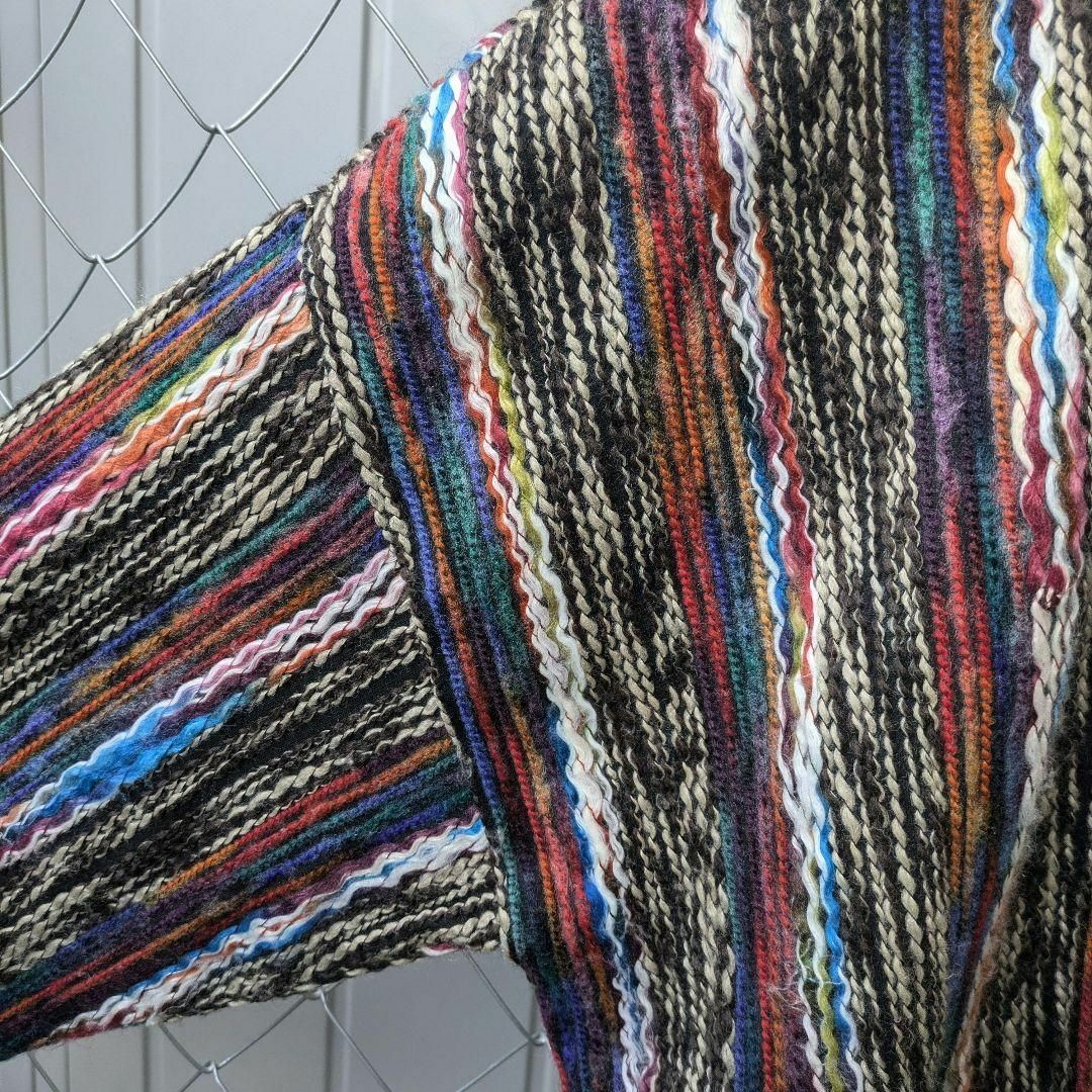 菅田将暉 COOGI系 ビンテージ 3Dニット 立体編み マルチカラー 菅田将暉 COOGI系 ビンテージ 3Dニット 立体編み マルチカラー