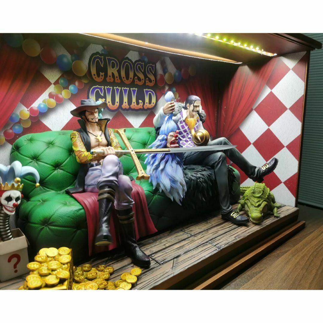 ワンピース クロスギルド ミホーク クロコダイル フィギュア ワンピース クロスギルド ミホーク クロコダイル フィギュア