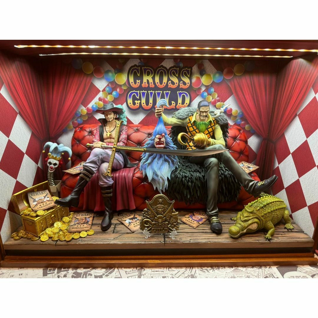 ワンピース クロスギルド ミホーク バギー サー フィギュア ワンピース クロスギルド ミホーク バギー サー フィギュア
