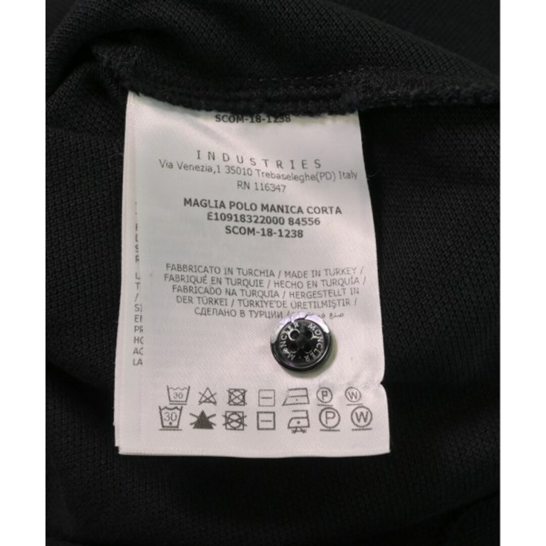 MONCLER - MONCLER モンクレール ポロシャツ L 黒 【古着 MONCLER - MONCLER モンクレール ポロシャツ L 黒 【古着