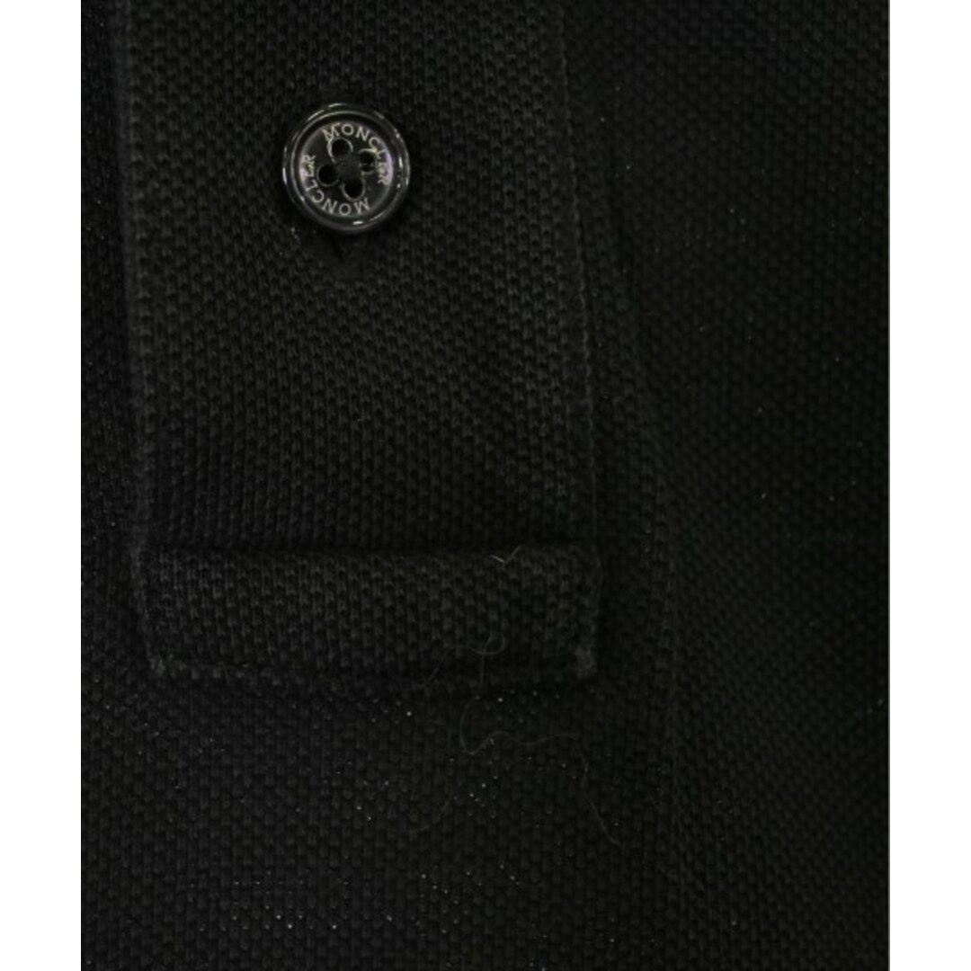 MONCLER - MONCLER モンクレール ポロシャツ L 黒 【古着 MONCLER - MONCLER モンクレール ポロシャツ L 黒 【古着