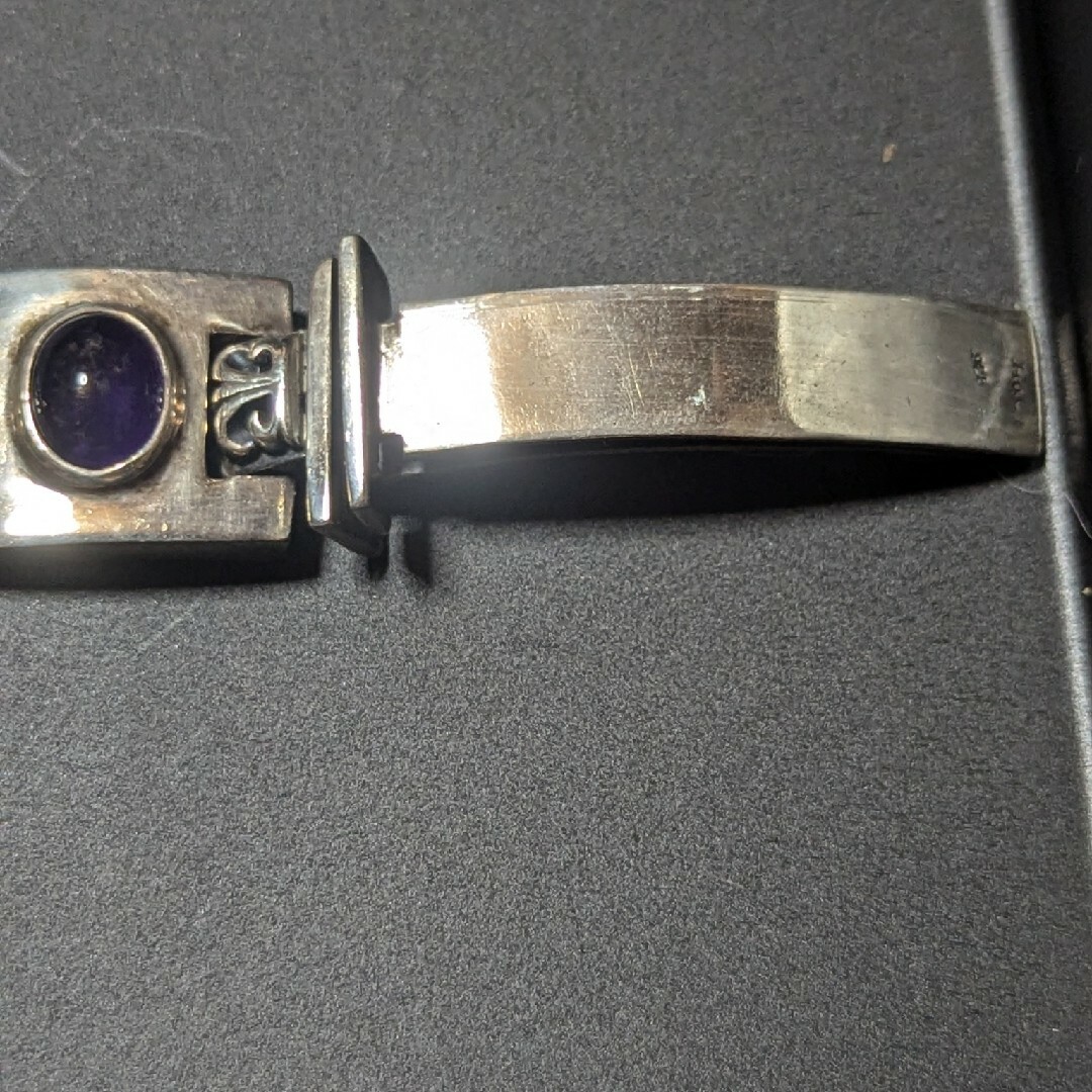 A&G - 激レア A&G アメジスト付きシルバーブレスレットの通販 by A&G - 激レア A&G アメジスト付きシルバーブレスレットの通販 by