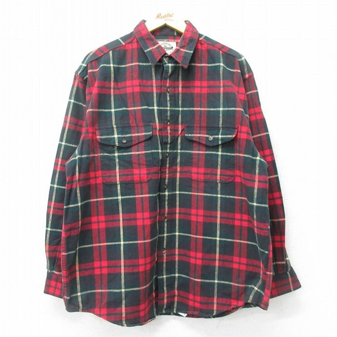 Eddie Bauer - XL☆古着 エディーバウアー 長袖 ヘビー Eddie Bauer - XL☆古着 エディーバウアー 長袖 ヘビー