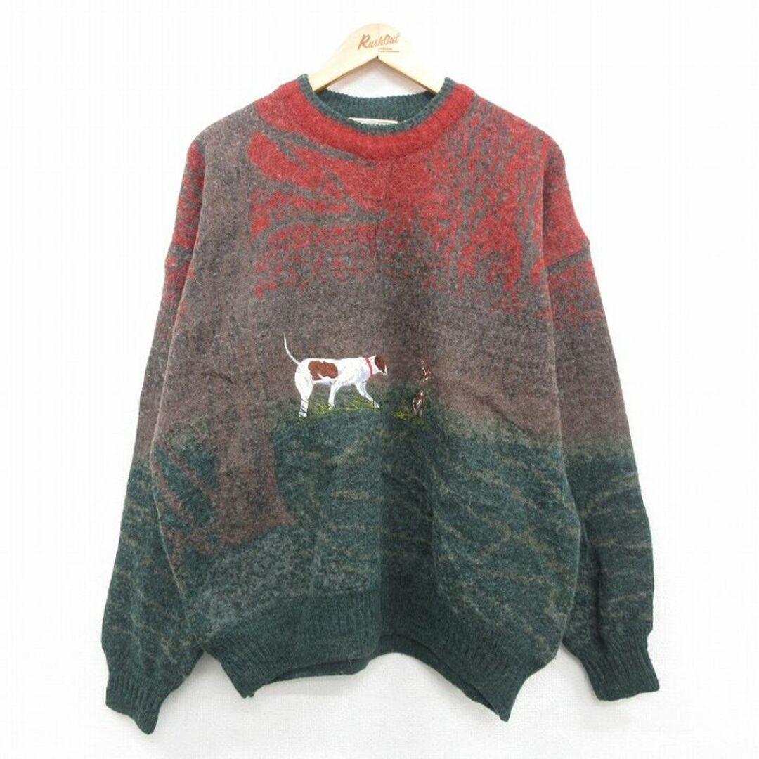 XL★古着 レッドヘッド 長袖 セーター メンズ 犬 鳥 刺繍 大きいサイズ クルーネック 緑他 グリーン 24oct02 中古 ニット トップス | フリマアプリ ラクマ XL★古着 レッドヘッド 長袖 セーター メンズ 犬 鳥 刺繍 大きいサイズ クルーネック 緑他 グリーン 24oct02 中古 ニット トップス | フリマアプリ ラクマ