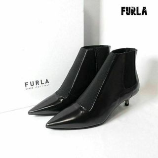FURLA - 新品 未使用 FURLA ポインテッドトゥ ローヒール FURLA - 新品 未使用 FURLA ポインテッドトゥ ローヒール