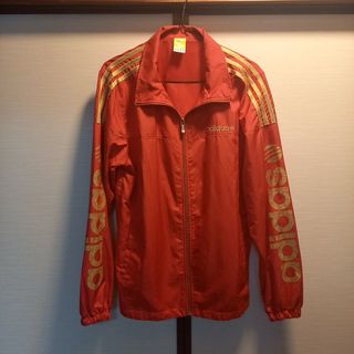 adidas(ナイロンジャケット ・ ゴールド/金色系)のフリマ adidas(ナイロンジャケット ・ ゴールド/金色系)のフリマ