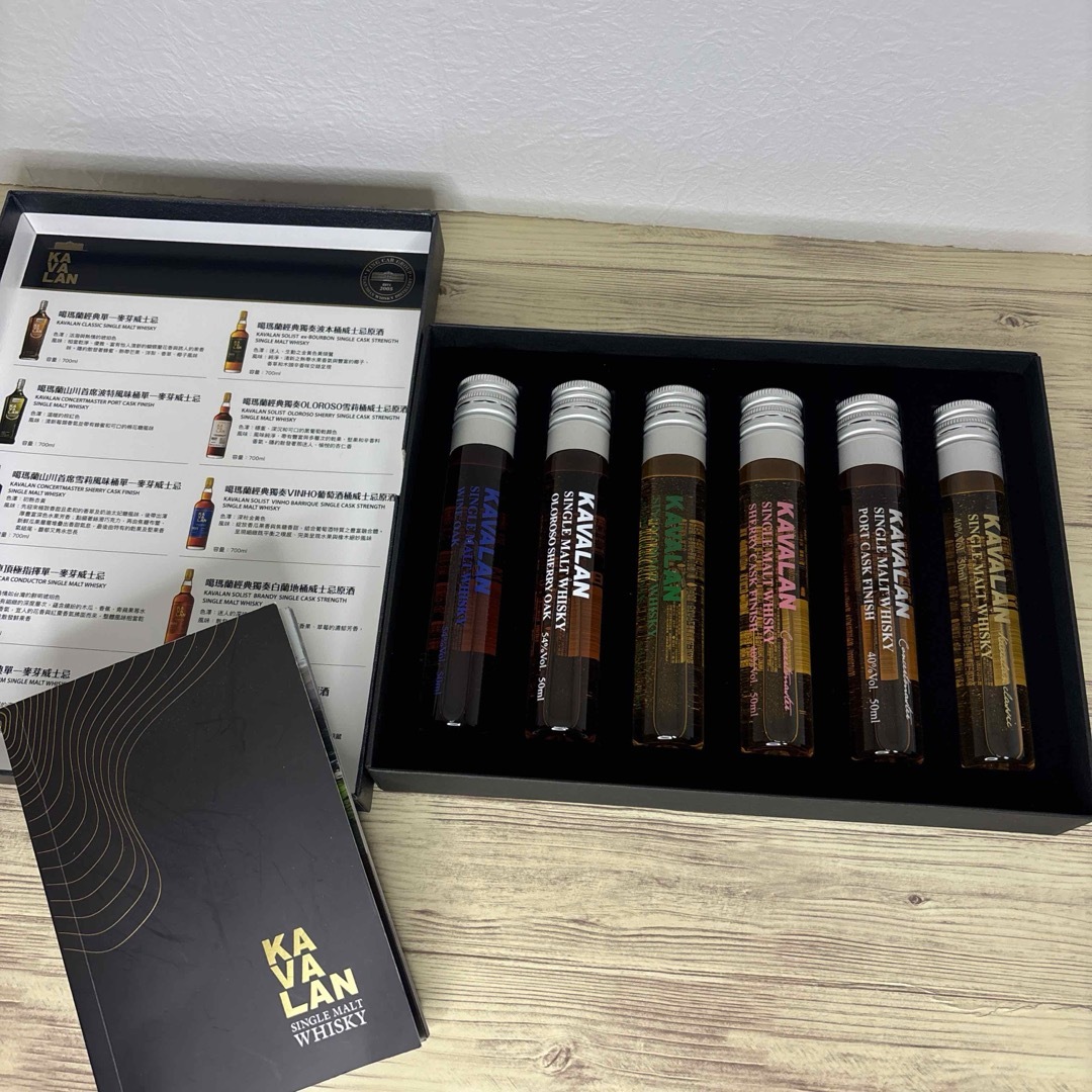 KAVALAN 】シングルモルトウイスキー 50ml 6本セットの通販 by KAVALAN 】シングルモルトウイスキー 50ml 6本セットの通販 by