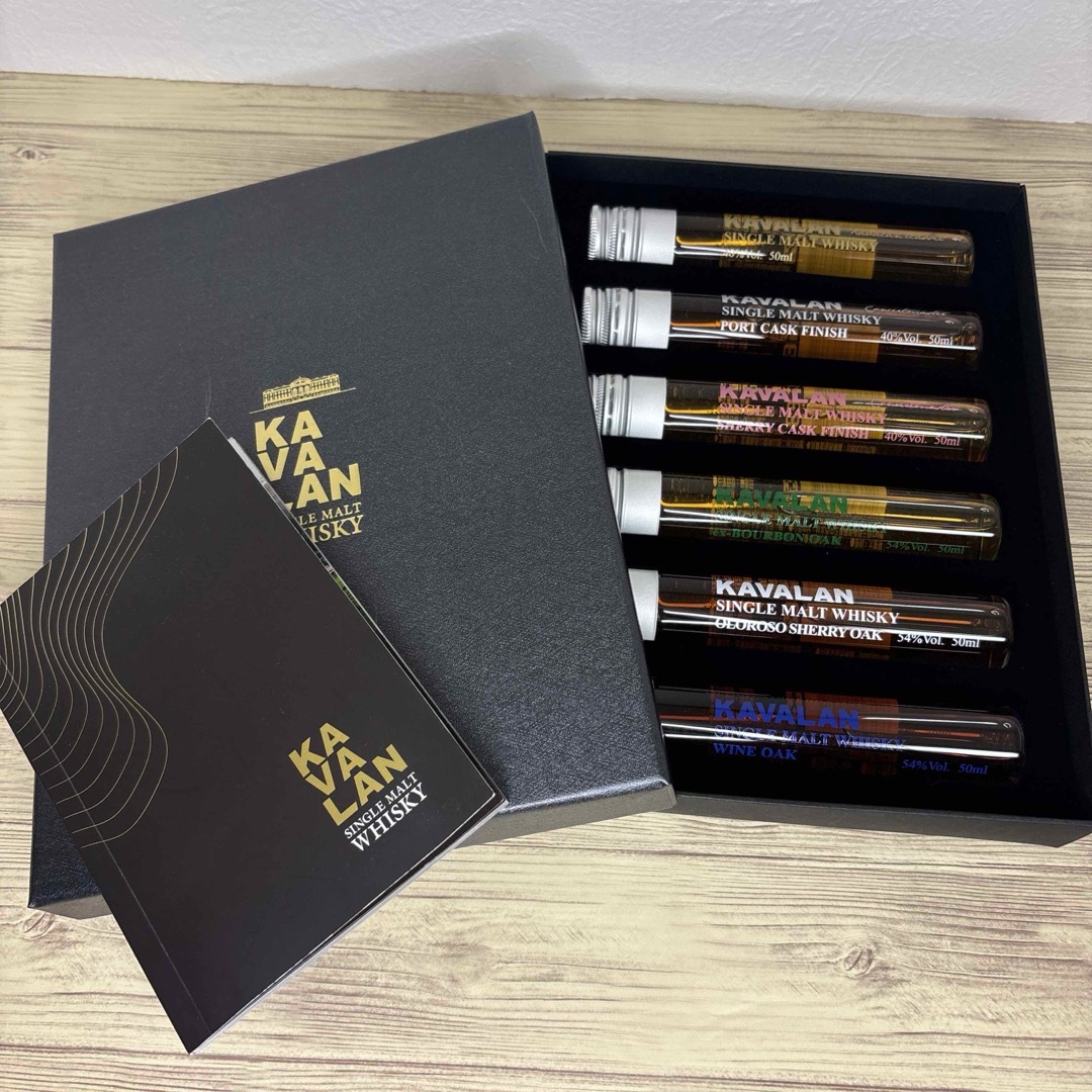 KAVALAN 】シングルモルトウイスキー 50ml 6本セットの通販 by KAVALAN 】シングルモルトウイスキー 50ml 6本セットの通販 by