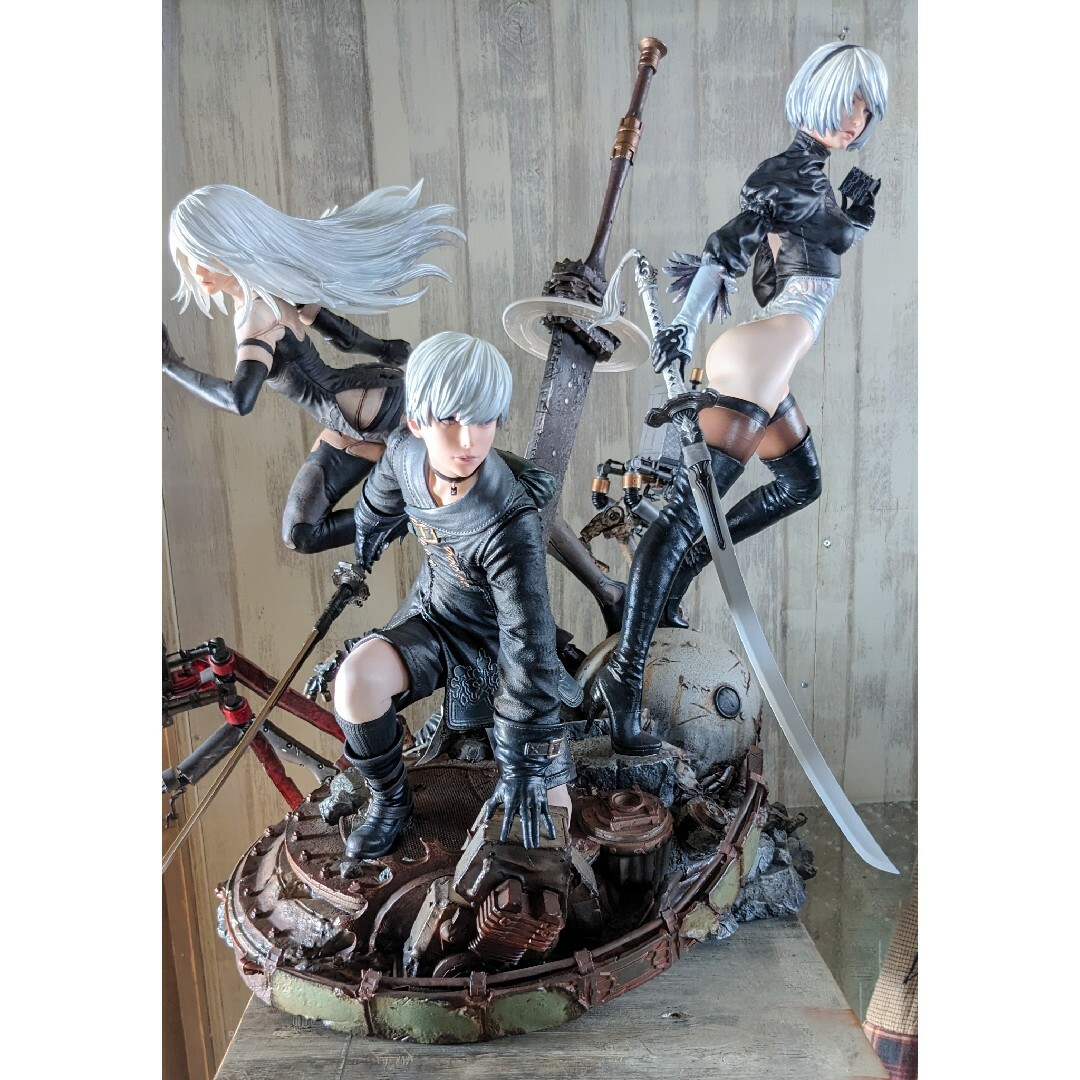 訳あり】ニーアオートマタ 1/4スケール スタチュー DX版の通販 訳あり】ニーアオートマタ 1/4スケール スタチュー DX版の通販