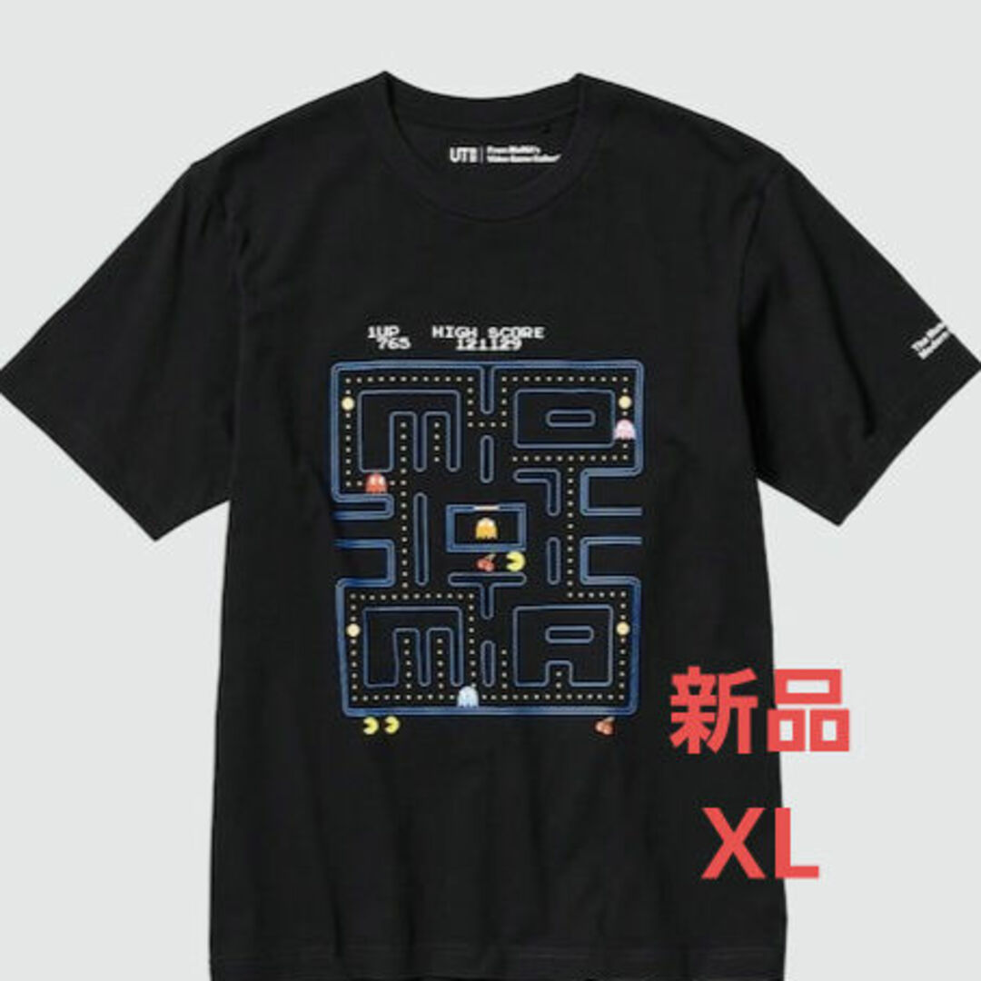BANDAI NAMCO Entertainment(バンダイナムコエンターテインメント)のUNIQLO パックマン Tシャツ 新品 XL メンズのトップス(Tシャツ/カットソー(半袖/袖なし))の商品写真