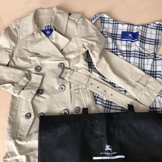 バーバリー(BURBERRY)のBURBERRYバーバリーブルーレーベル　トレンチコート36(トレンチコート)