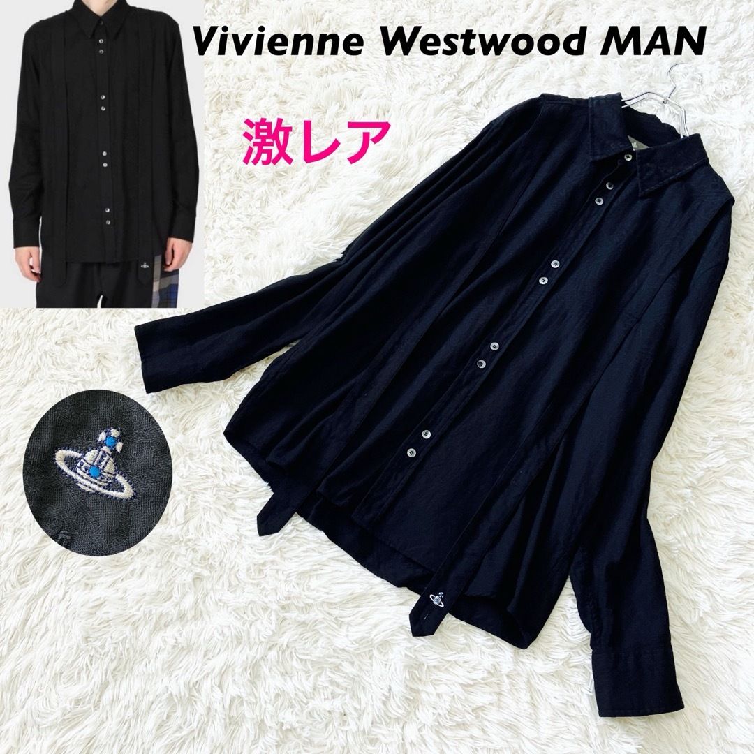 希少】22SS Vivienne Westwood サスペンダーシャツ 黒 希少】22SS Vivienne Westwood サスペンダーシャツ 黒