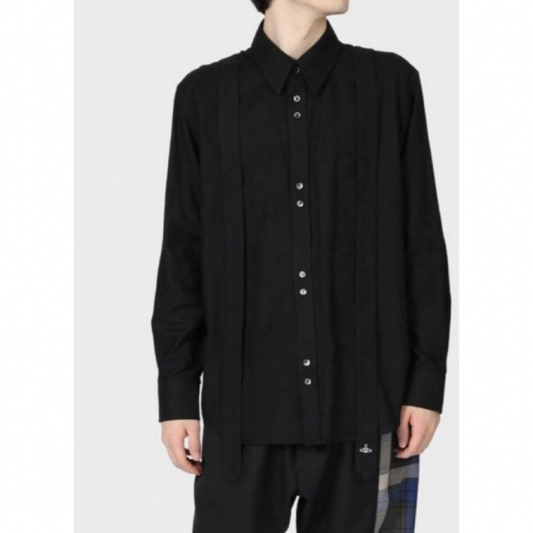 希少】22SS Vivienne Westwood サスペンダーシャツ 黒 希少】22SS Vivienne Westwood サスペンダーシャツ 黒