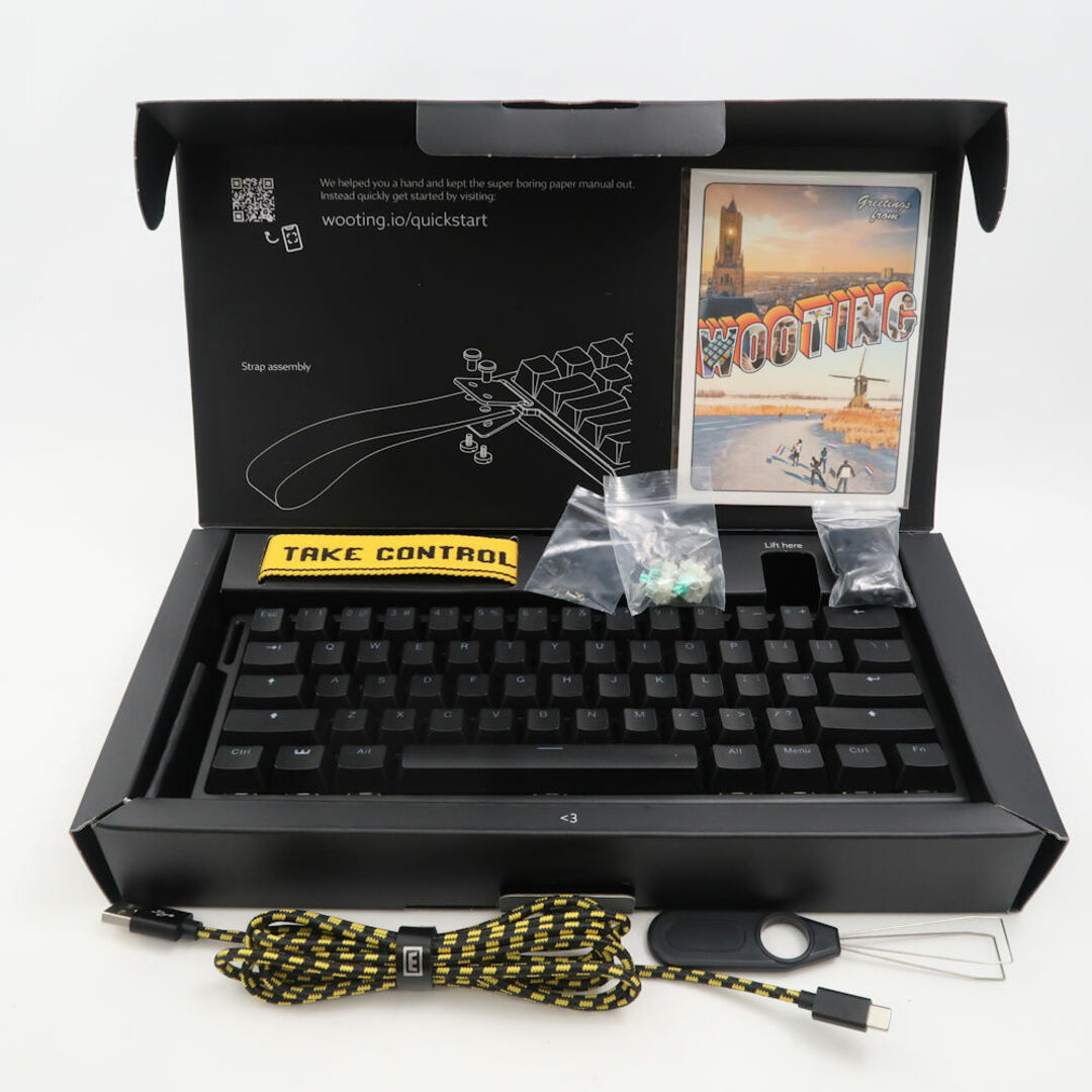 美品 Wooting ウーティン 60HE ゲーミングキーボード ラピッド 美品 Wooting ウーティン 60HE ゲーミングキーボード ラピッド