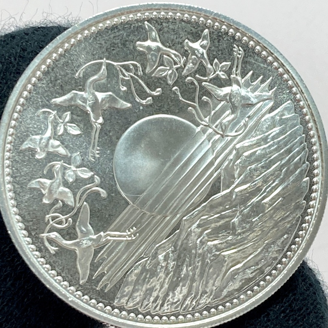 造幣局 天皇陛下御在位60年 昭和61年 1万円銀貨 5枚セット 造幣局 天皇陛下御在位60年 昭和61年 1万円銀貨 5枚セット