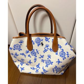 POLO RALPH LAUREN(トートバッグ ・ ブルー・ネイビー/青色系 POLO RALPH LAUREN(トートバッグ ・ ブルー・ネイビー/青色系