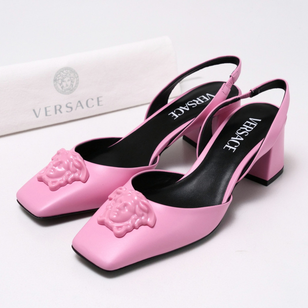 VERSACE - ■未使用品■VERSACE ヴェルサーチェ パンプス サイズ36 スリングバック ストラップ メドゥーサ 靴 イタリア製 20241003/RA1426
