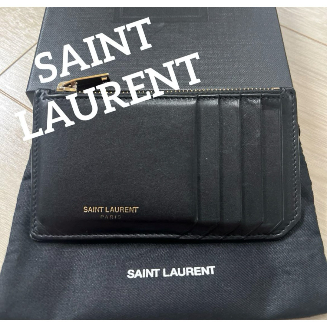 SAINT LAURENT サンローラン 黒 フラグメントケース SAINT LAURENT サンローラン 黒 フラグメントケース