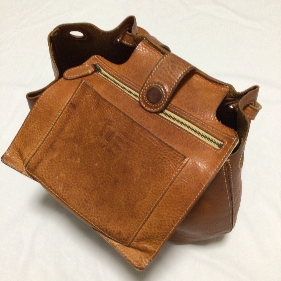 genten - 良品 genten ゲンテン エターデ工具ロゴ トスカレザー genten - 良品 genten ゲンテン エターデ工具ロゴ トスカレザー
