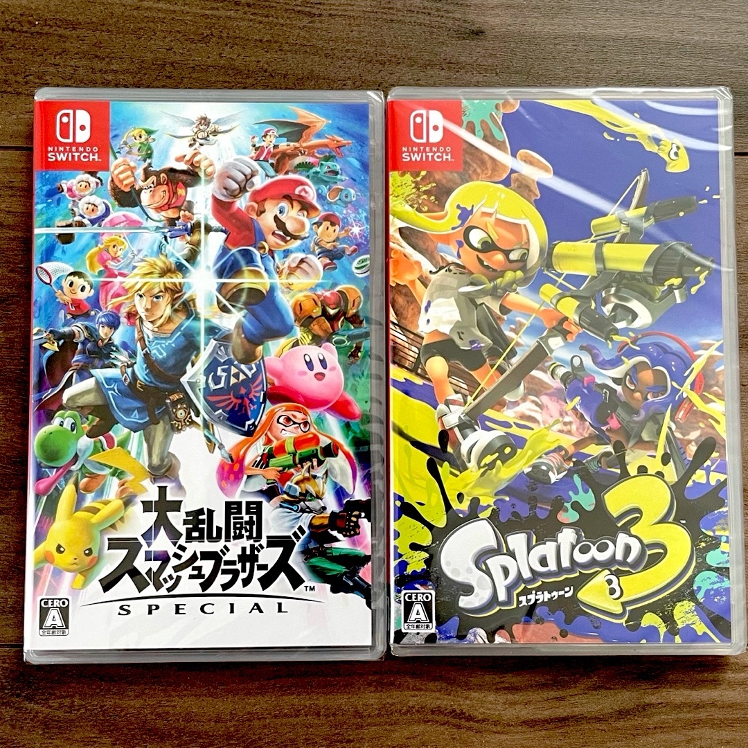 スプラトゥーン3とスマブラのセット 大乱闘スマッシュブラザーズ スプラトゥーン3とスマブラのセット 大乱闘スマッシュブラザーズ