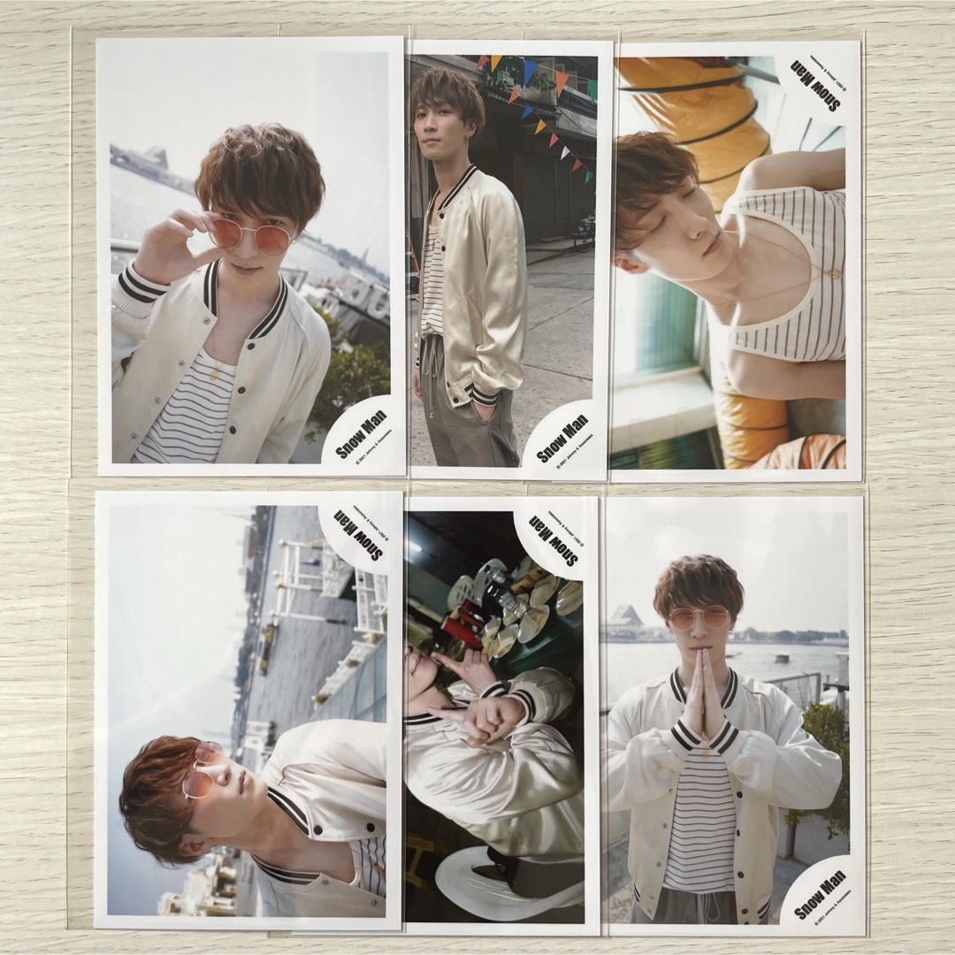 Snow Man - SnowMan 渡辺翔太 公式写真 6枚セット Snow World MV Snow Man - SnowMan 渡辺翔太 公式写真 6枚セット Snow World MV