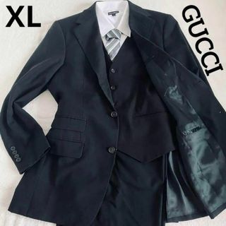 GUCCI - 大きいサイズ グッチ セットアップ スリーピース 総裏地 GUCCI - 大きいサイズ グッチ セットアップ スリーピース 総裏地