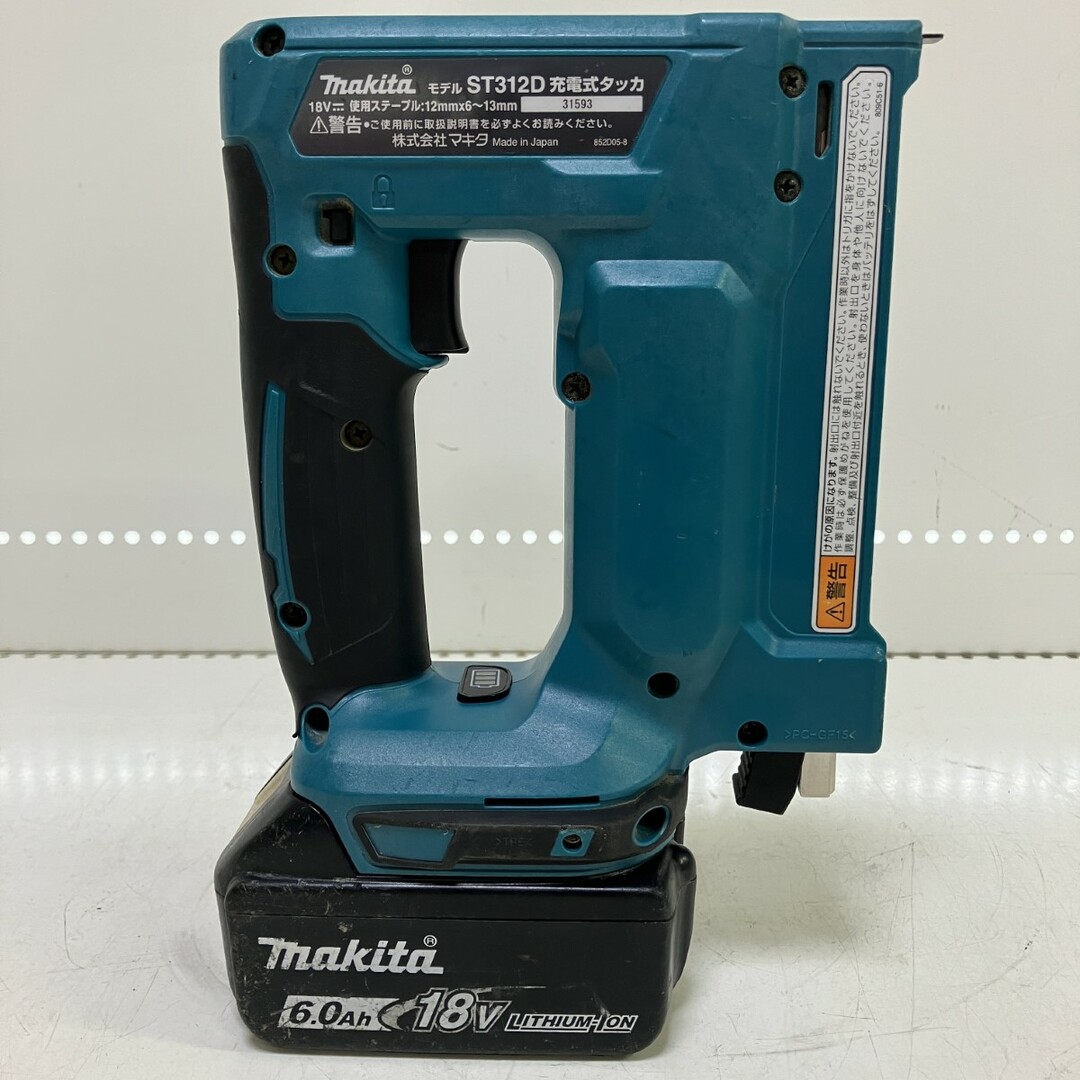 ЗЗMAKITA マキタ 18v CT線用 電動タッカ バッテリーx1付 ST312D ЗЗMAKITA マキタ 18v CT線用 電動タッカ バッテリーx1付 ST312D