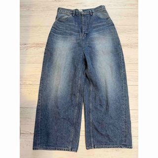 ツムグ(tumugu)のtumugu   ワイドデニムパンツ　size2(デニム/ジーンズ)