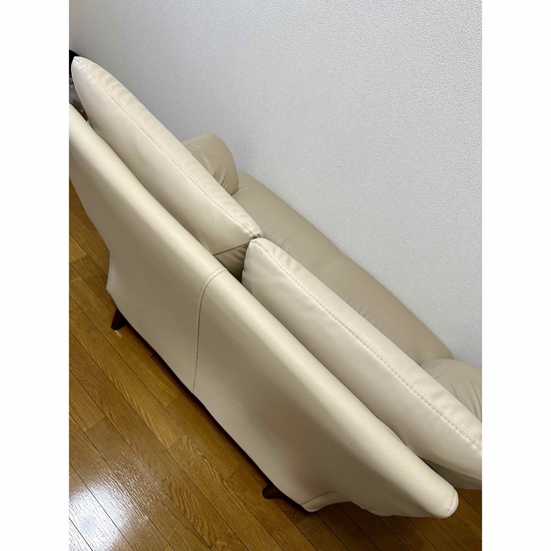 ニトリ - 傷・汚れに強い合成皮革 ハイバック2人用ソファ(N ニトリ - 傷・汚れに強い合成皮革 ハイバック2人用ソファ(N