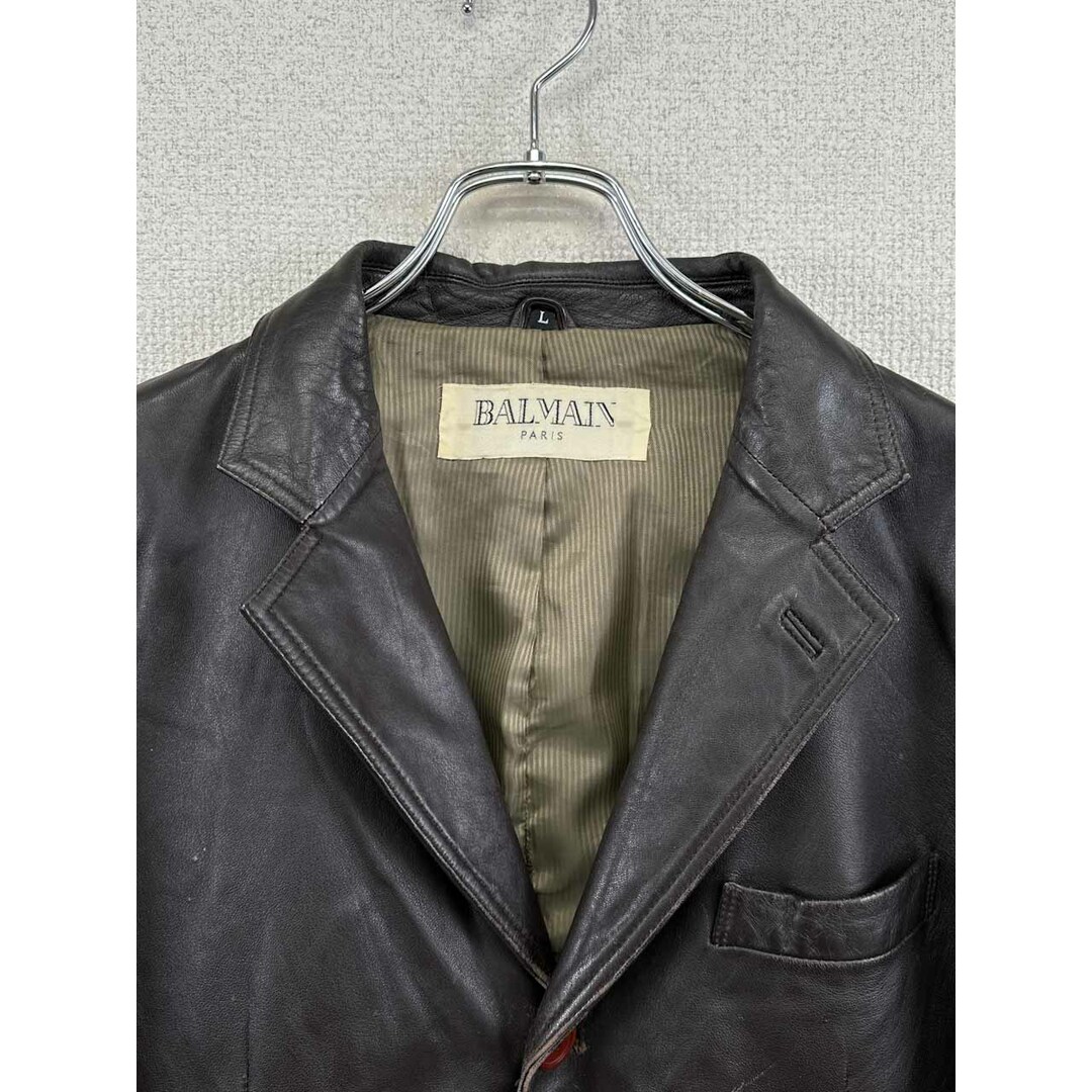 人気 羊革 ラムレザー Balmain バルマン レザージャケット 人気 羊革 ラムレザー Balmain バルマン レザージャケット