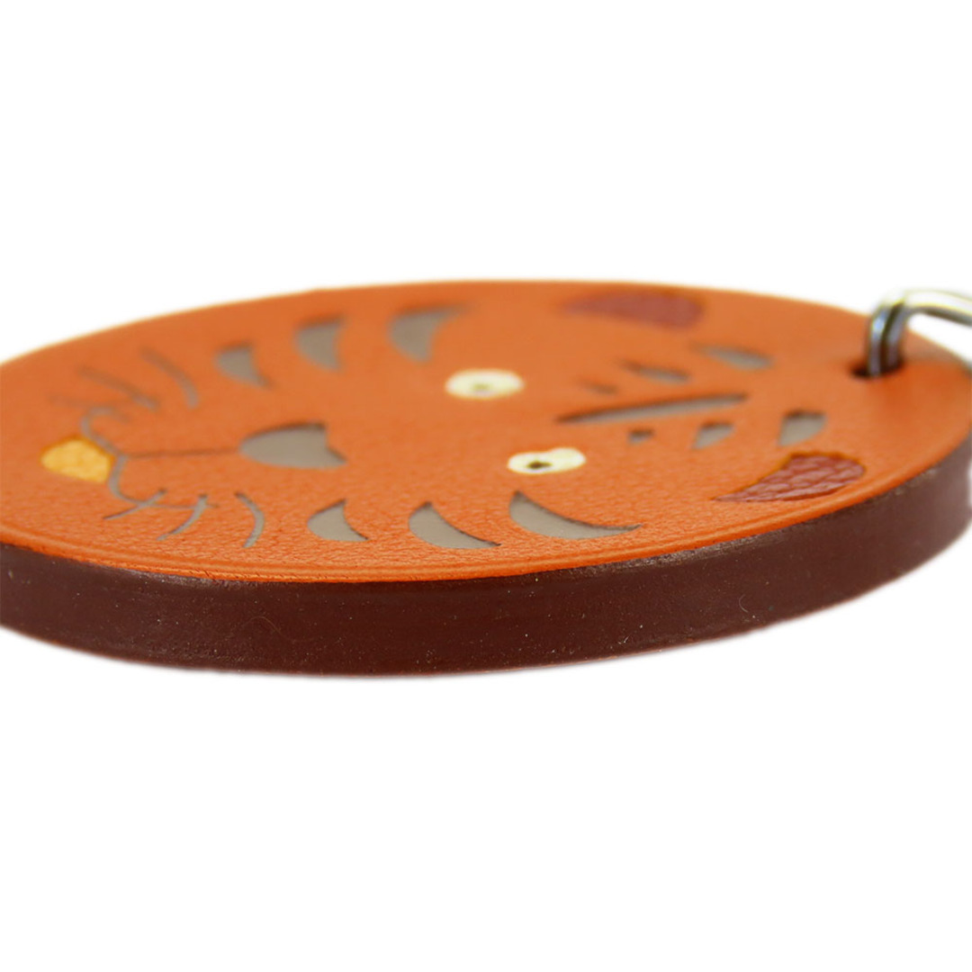 HERMES - 【中古】 エルメス キーホルダー レザー シルバー925 HERMES - 【中古】 エルメス キーホルダー レザー シルバー925