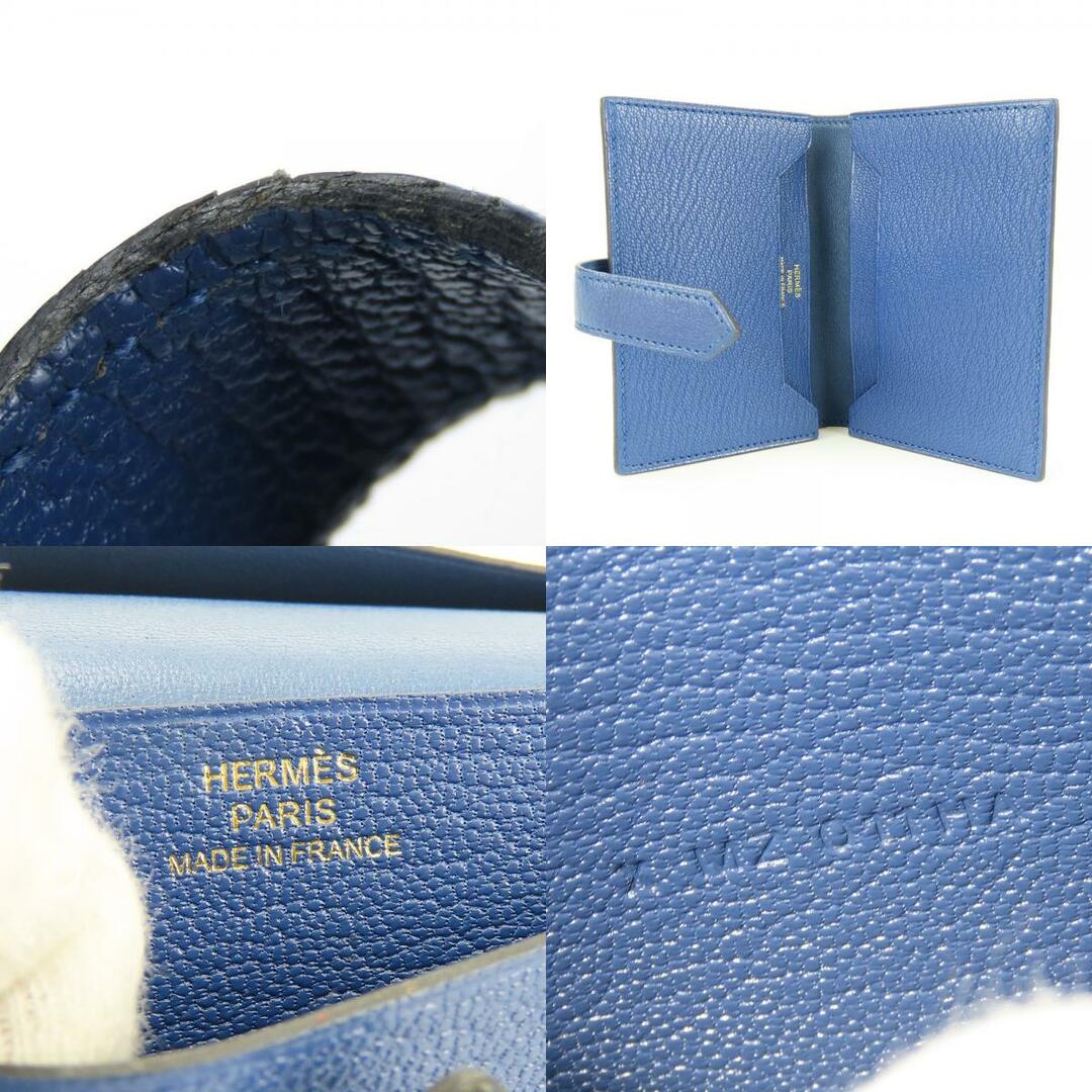 HERMES - 【中古】 エルメス カードケース ベアン シェーブル HERMES - 【中古】 エルメス カードケース ベアン シェーブル