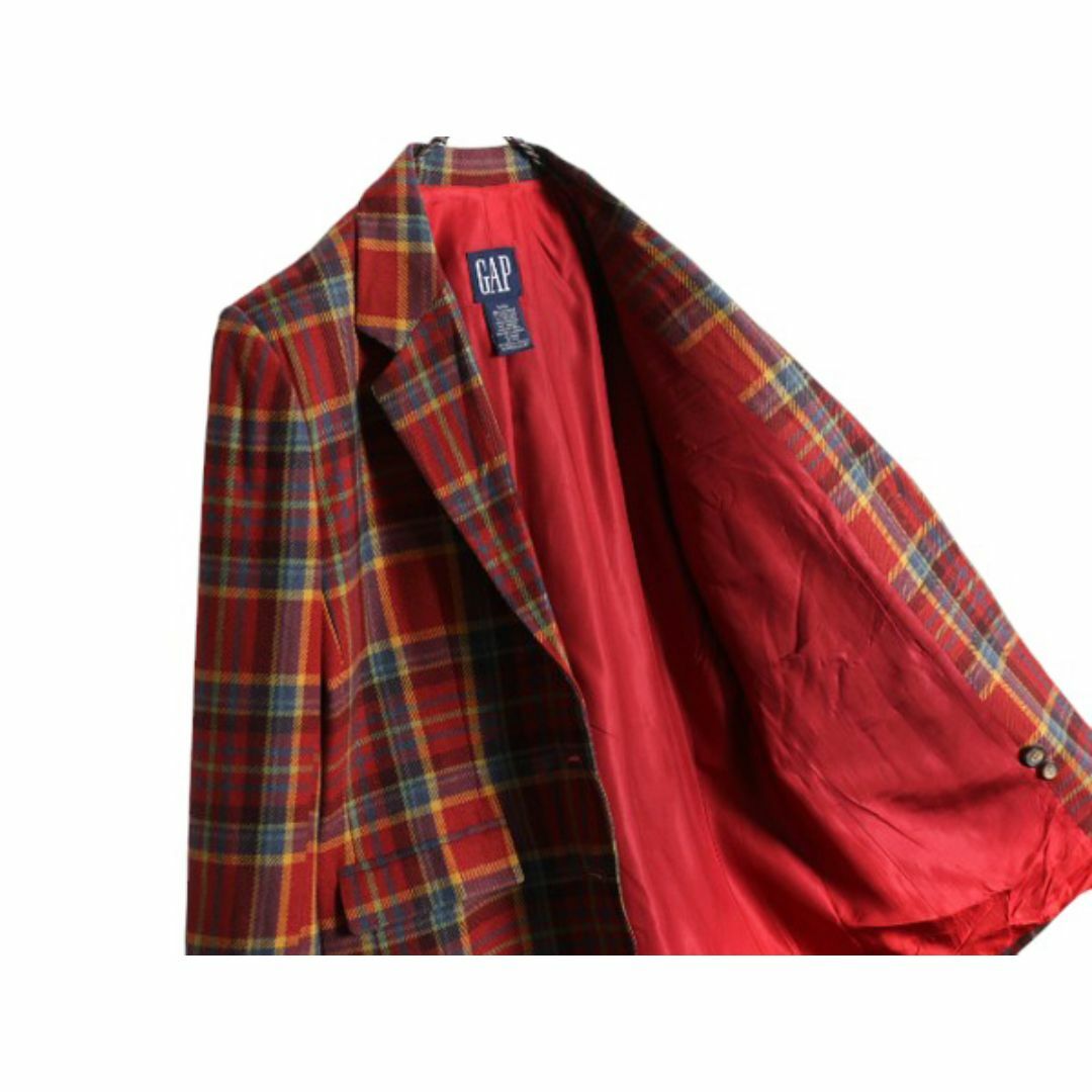 デッドストック 90s OLD GAP チェック テーラード ジャケット デッドストック 90s OLD GAP チェック テーラード ジャケット