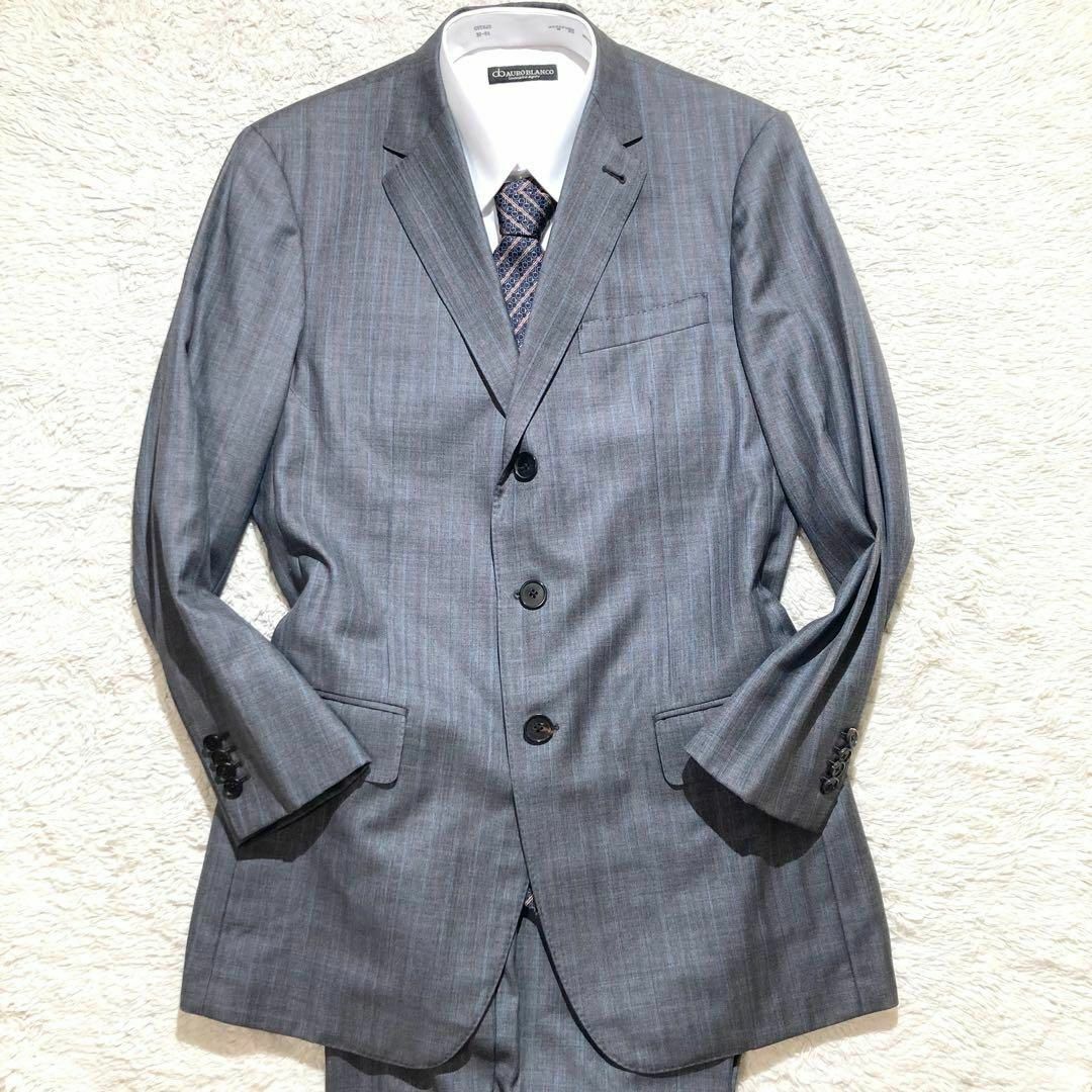 LOUIS VUITTON - 【美品】LOUIS VUITTON スーツ グレー ブルー LOUIS VUITTON - 【美品】LOUIS VUITTON スーツ グレー ブルー