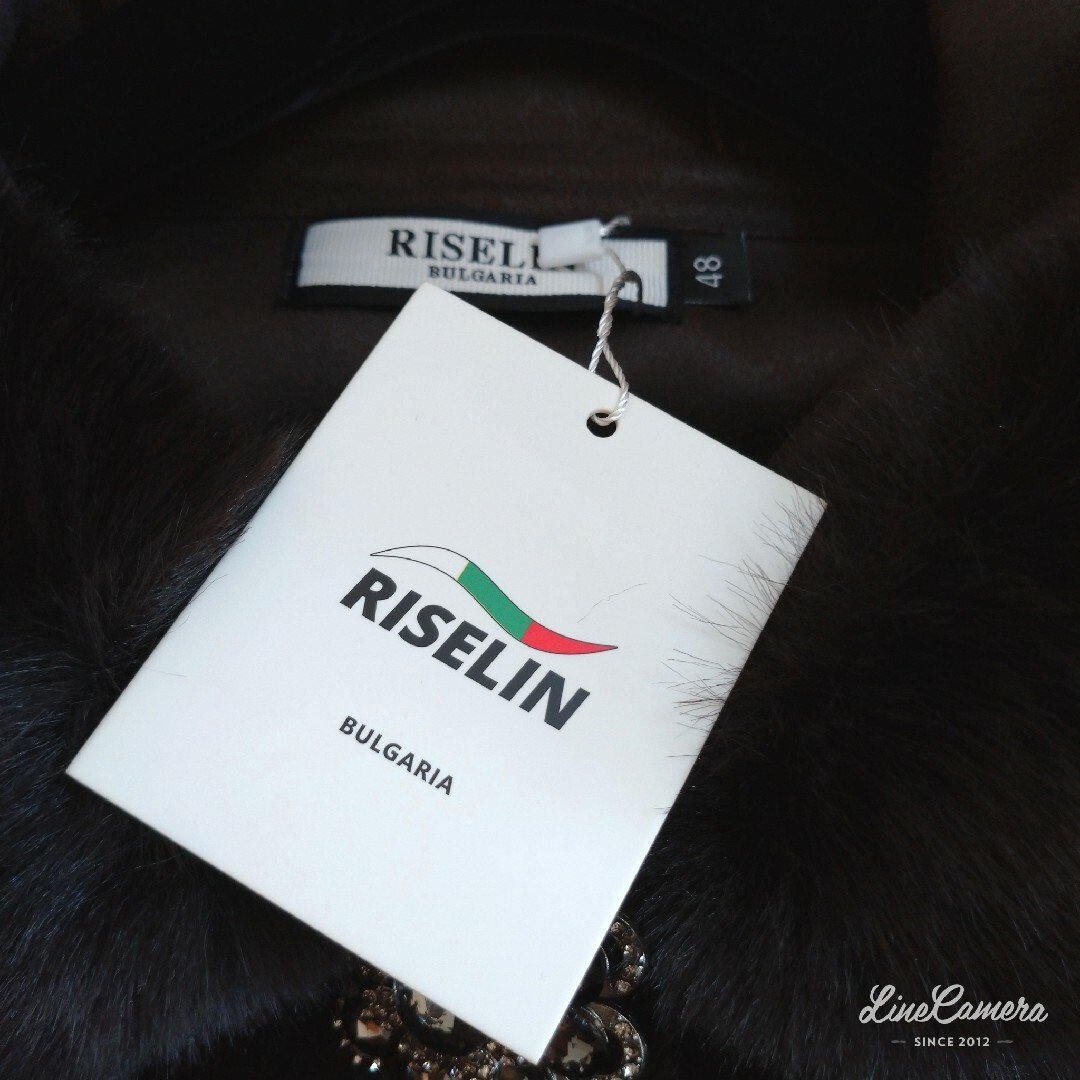 新品タグ付き☆RISELIN 希少な大きめサイズ ファーコート size48 新品タグ付き☆RISELIN 希少な大きめサイズ ファーコート size48