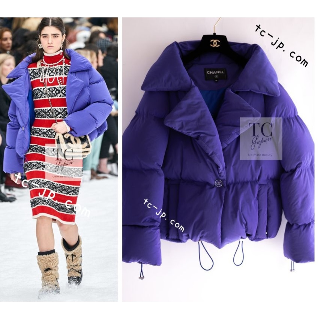 CHANEL - シャネル ダウン ジャケット CHANEL バイオレット CHANEL - シャネル ダウン ジャケット CHANEL バイオレット