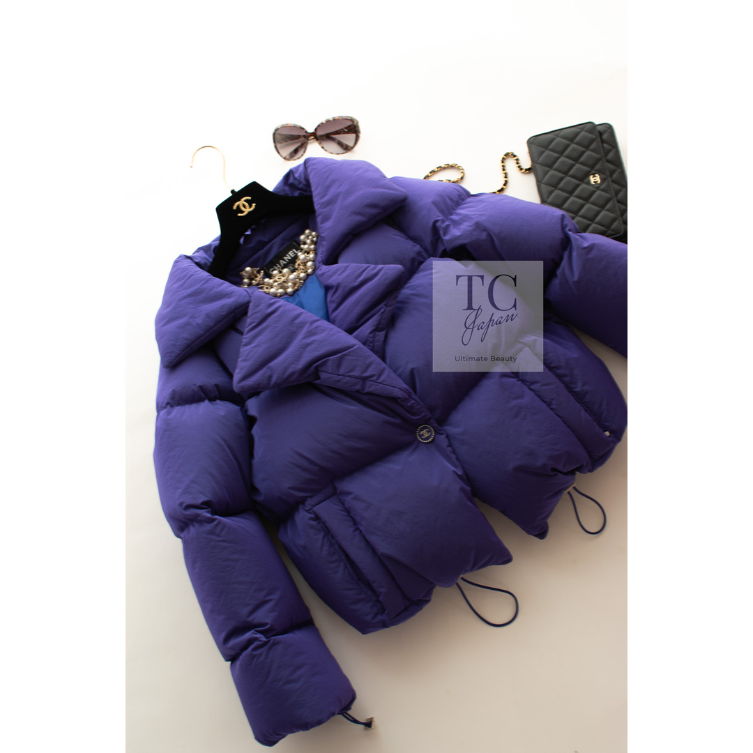 CHANEL - シャネル ダウン ジャケット CHANEL バイオレット CHANEL - シャネル ダウン ジャケット CHANEL バイオレット