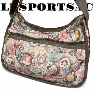 レスポートサック(LeSportsac)の海外限定 レスポートサック ペイズリー柄 ホワイト ピンク ショルダーバッグ(ショルダーバッグ)