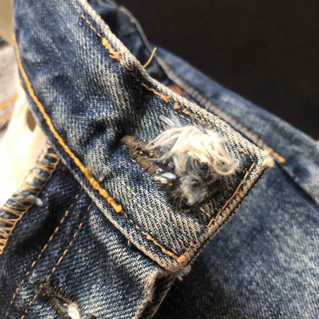 EVISU - 激レア 初期 EVIS U無しタブ エヴィスジーンズ EVISU - 激レア 初期 EVIS U無しタブ エヴィスジーンズ
