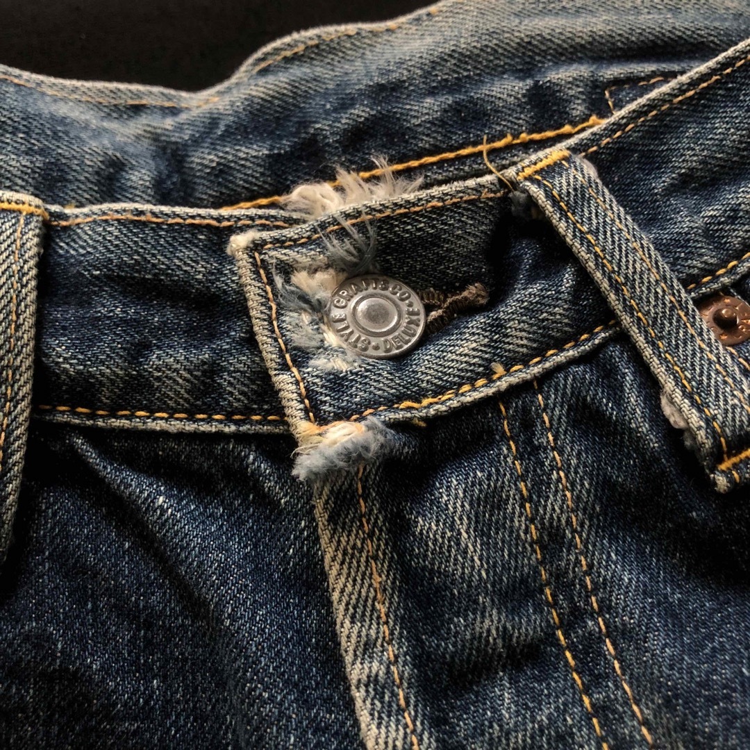 EVISU - 激レア 初期 EVIS U無しタブ エヴィスジーンズ EVISU - 激レア 初期 EVIS U無しタブ エヴィスジーンズ