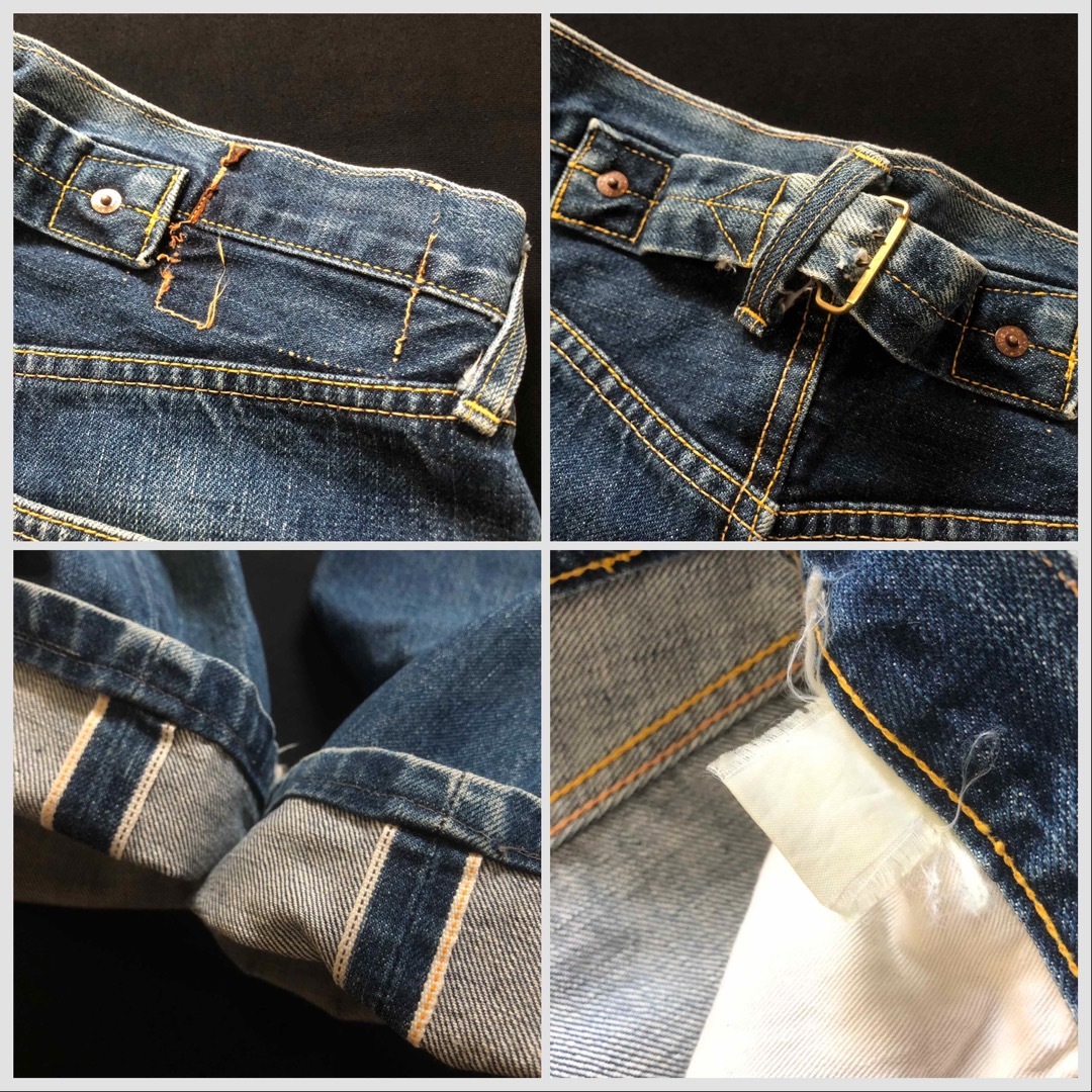 EVISU - 激レア 初期 EVIS U無しタブ エヴィスジーンズ EVISU - 激レア 初期 EVIS U無しタブ エヴィスジーンズ