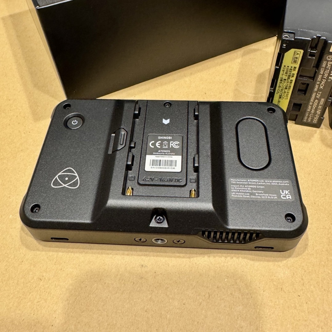 ATOMOS SHINOBI 5.2インチ 4K HDMI モニター ATOMOS SHINOBI 5.2インチ 4K HDMI モニター